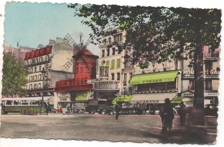 cpsm  75 Paris le Moulin Rouge