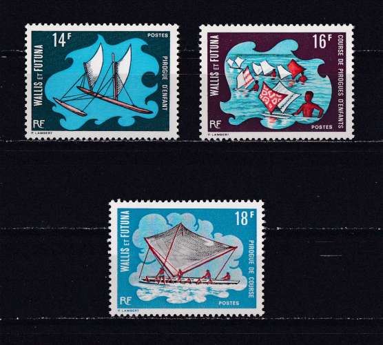 WALLIS ET FUTUNA  Y/T   n° 182/184    neuf **    1972