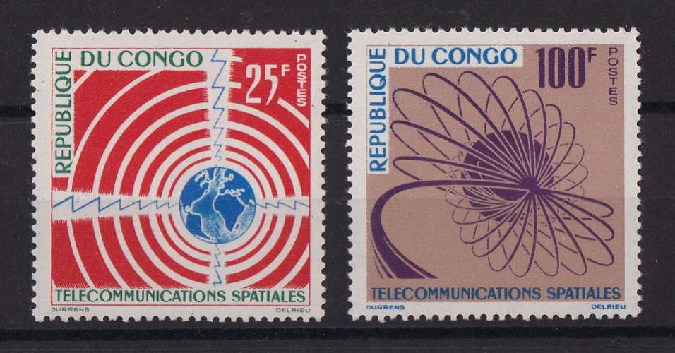 CONGO   Y/T   n° 154/155    neuf **    1963