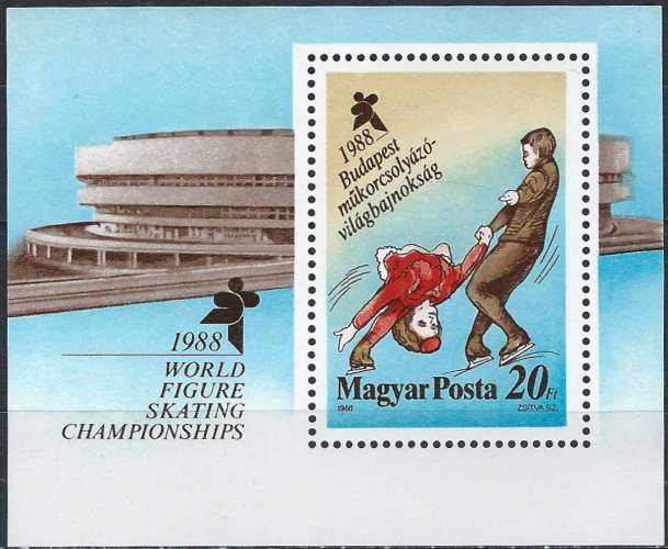 Hongrie - 1988 - Y & T n° 196 Blocs & feuillets - MNH