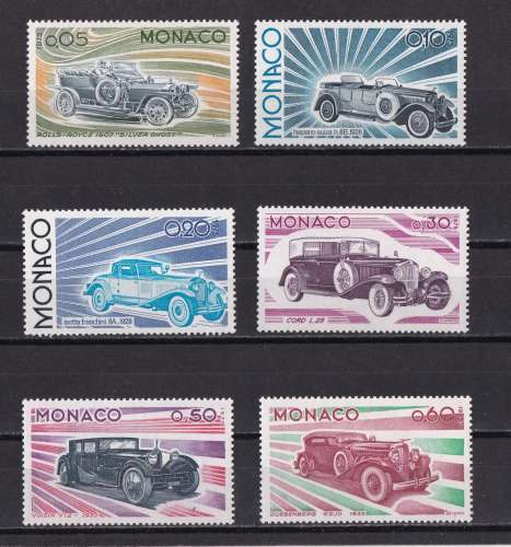 MONACO   Y/T   n° 1018/1028    neuf **    1975