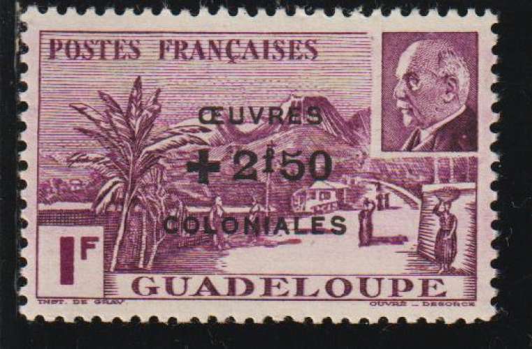 GUADELOUPE 1944 - Y&T N° 174