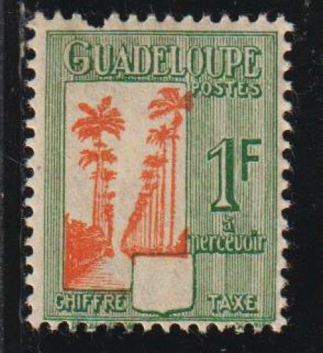 GUADELOUPE Taxe - Y&T N° 35