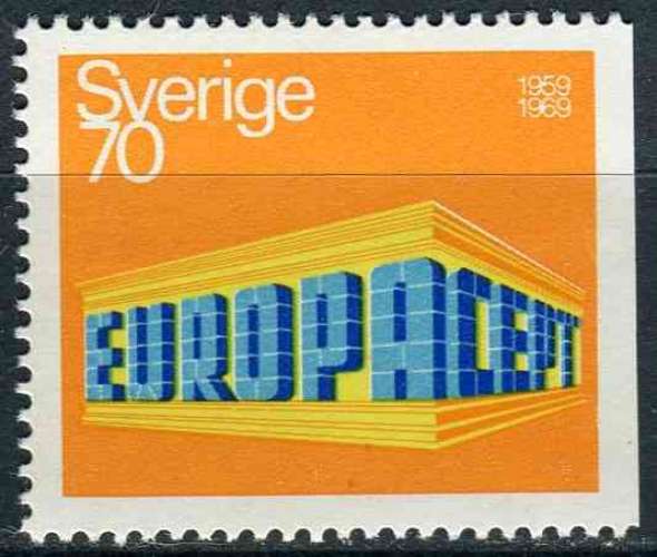 SUEDE 1969 NEUF** MNH N° 615a europa