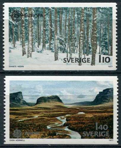 SUEDE 1977 NEUF** MNH N° 970 971 europa