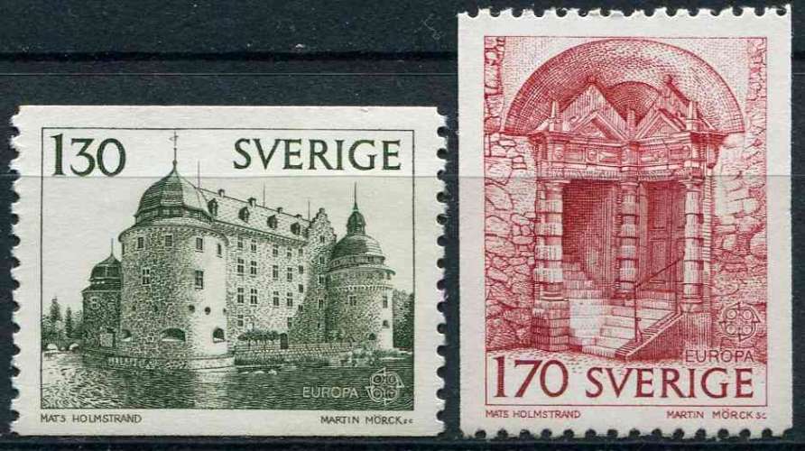 SUEDE 1978 NEUF** MNH N° 996 997 europa