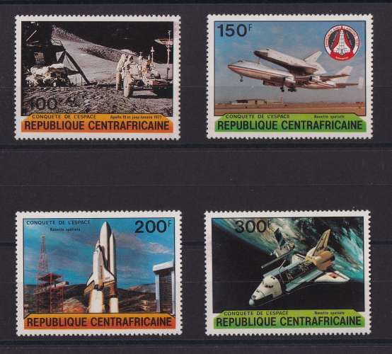 CENTRAFRIQUE  Y/T   PA n° 446/449    neuf **    1981