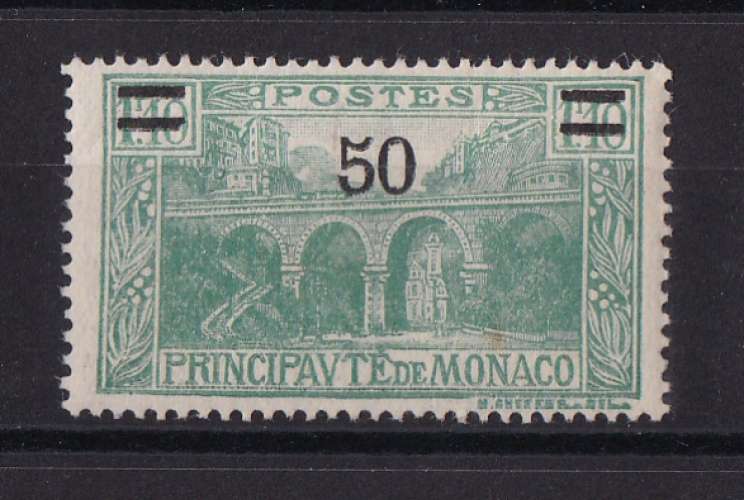 MONACO  Y/T   n° 107    neuf *    1926