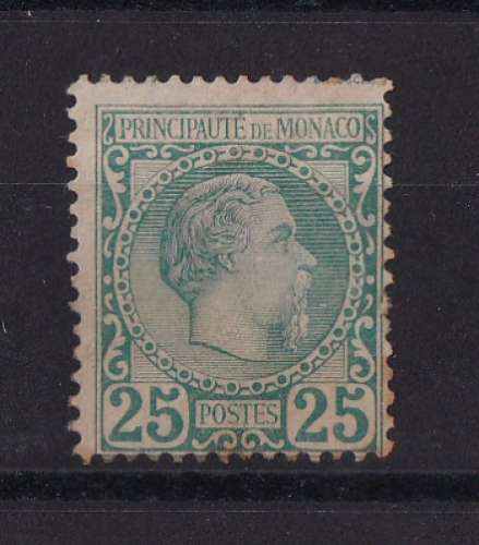 MONACO  Y/T    n° 6    neuf *   1885   (voir détail)