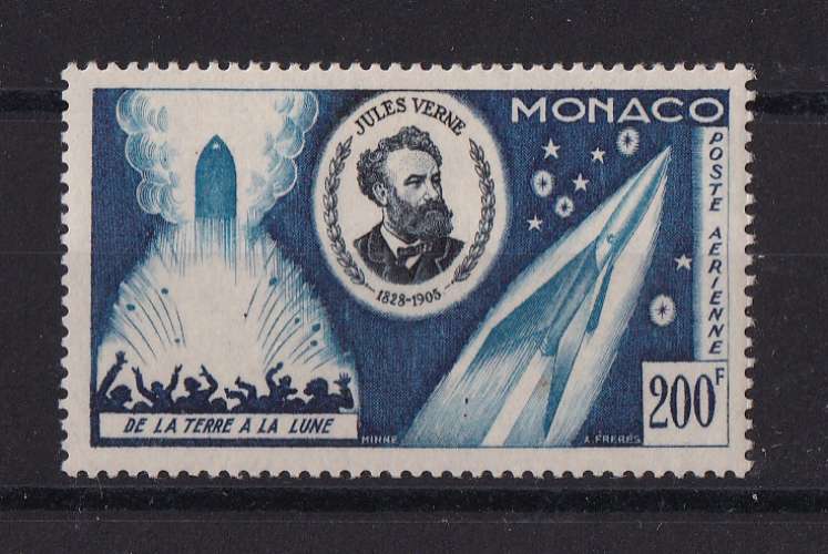 MONACO  Y/T  PA  n° 60    neuf *   1955