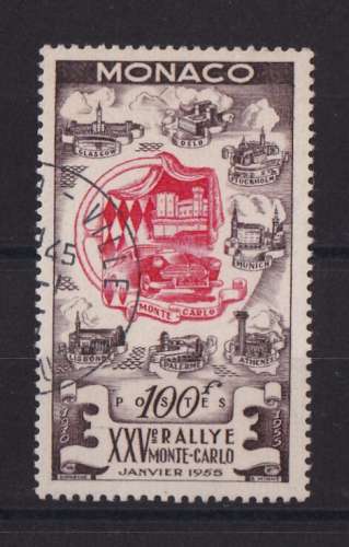 MONACO  Y/T  n° 420    oblitéré    1955