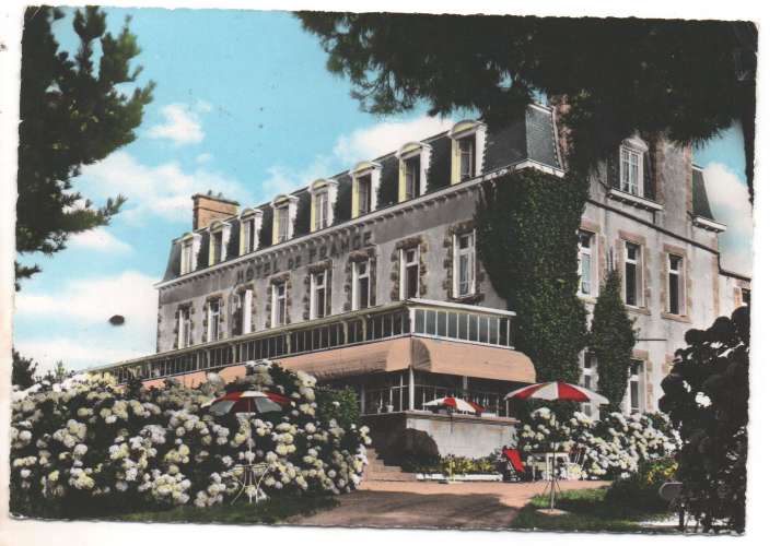 cpsm 22 Perros-Guirec Hôtel de France Façade sur mer