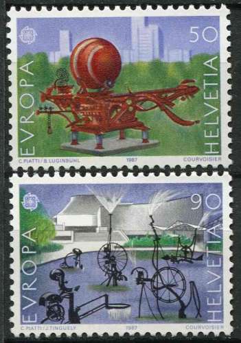 SUISSE 1987 NEUF** MNH N° 1274 1275 europa