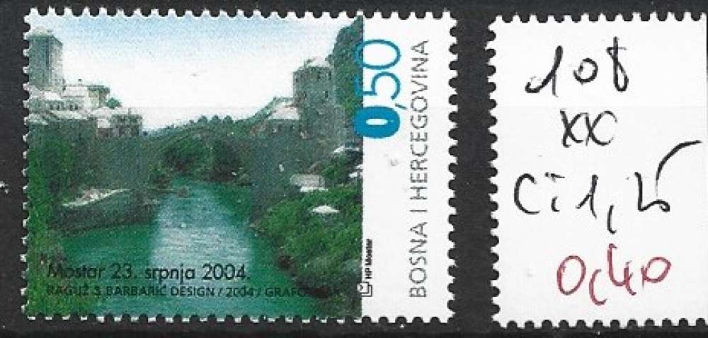 BOSNIE 108 ** côte 1.25 €