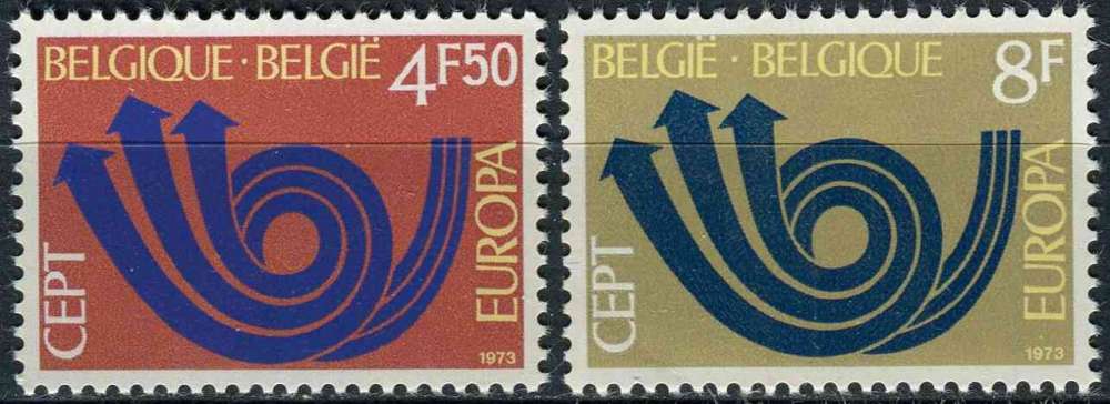 BELGIQUE 1973 NEUF** MNH N° 1661 1662 europa