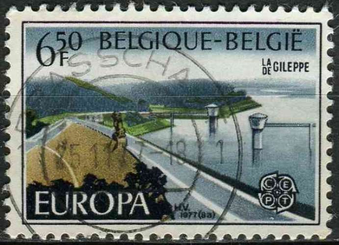 BELGIQUE 1977 OBLITERE N° 1848 europa