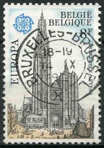 BELGIQUE 1978 OBLITERE N° 1886 europa