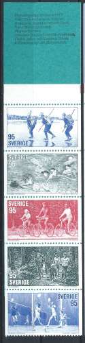 Suède Carnet N°C957** (MNH) 1977 - Sports populaires