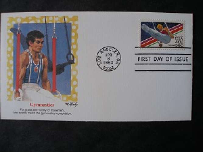 USA 1983 - J.O Los Angeles ( anneaux ) - FDC