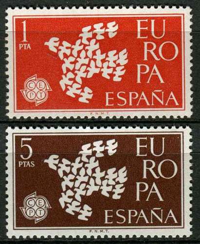 ESPAGNE 1961 NEUF** MNH N° 1044 1045 europa