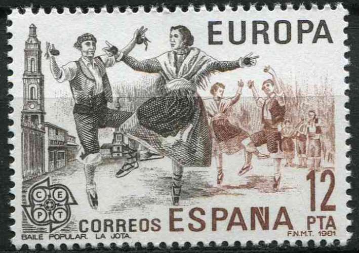 ESPAGNE 1981 NEUF** MNH N° 2243 europa