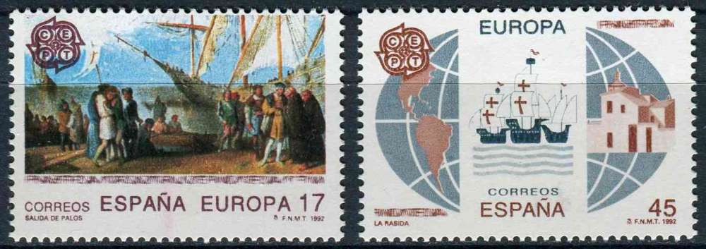 ESPAGNE 1992 NEUF** MNH N° 2799 2800 europa