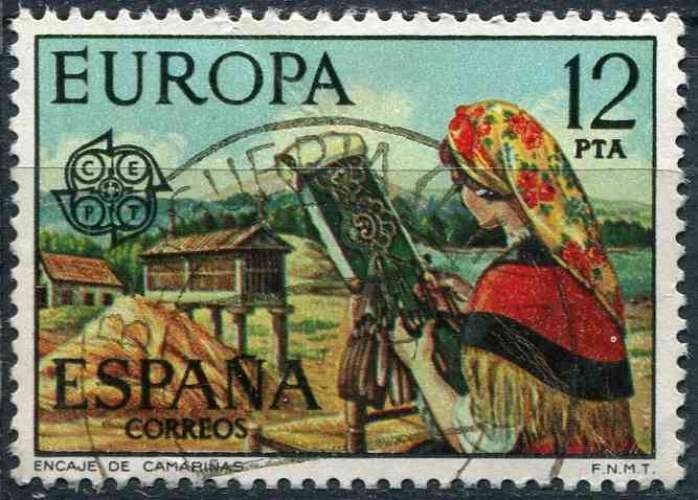 ESPAGNE 1976 OBLITERE N° 1962 europa