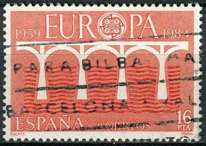 ESPAGNE 1984 OBLITERE N° 2367 europa