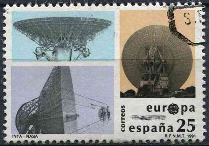 ESPAGNE 1991 OBLITERE N° 2721 europa