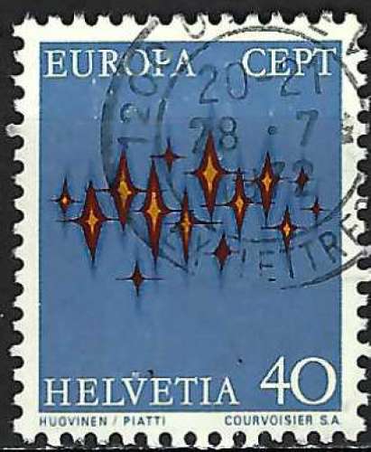 Suisse - 1972 - Y & T n° 900 - Europa - O.