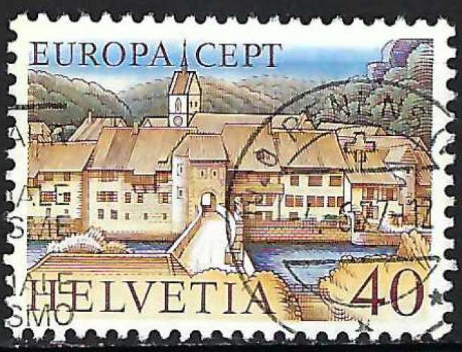 Suisse - 1977 - Y & T n° 1024 - Europa - O.