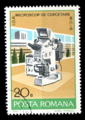 Roumanie Yvert N°3115 Oblitéré 1978 Microscope