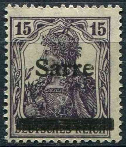 SARRE 1920 NEUF* charnière N° 7