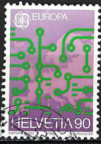 Suisse - 1988 - Y & T n° 1299 - Europa - O.