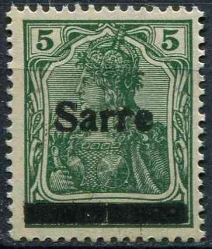 SARRE 1920 NEUF** MNH N° 4