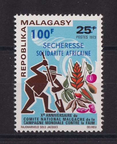 MADAGASCAR  YT   n° 530   neuf **    1973