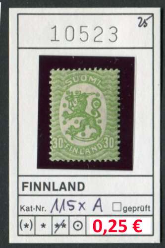 Finlande 1925 - Michel 115xA - ** neuf mnh - 