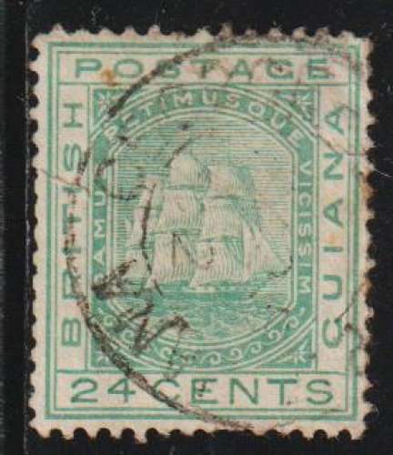 GUYANA 1876 -  Y&T N° 39