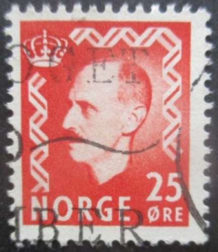 NORVEGE N°325 Haakon VII oblitéré 