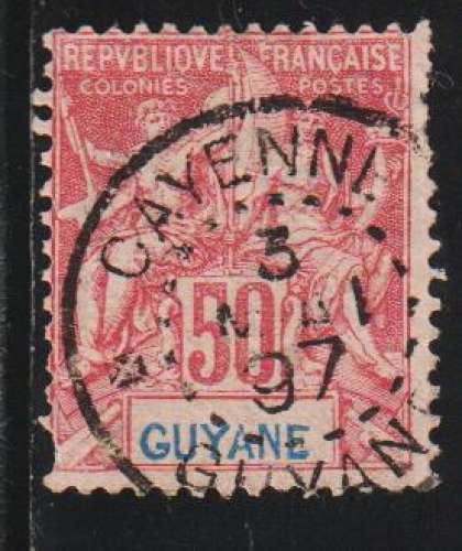 GUYANE 1892 - Y&T  N° 40