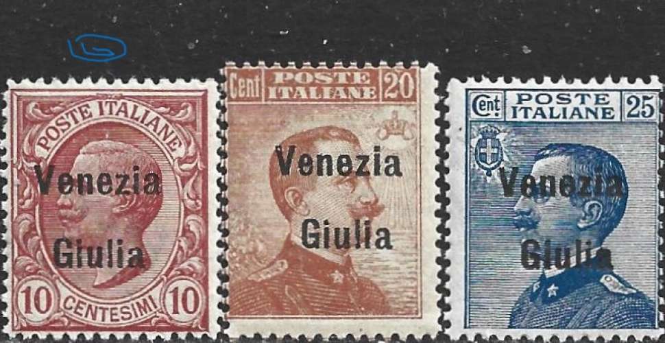 Italie - 1919 - Y&T 22 à 24 ** - MNH - (vénétie-julienne)