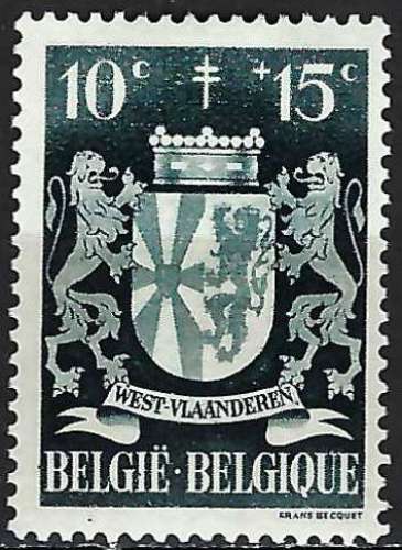 Belgique - 1945 - Y & T n° 716 - MH