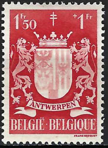 Belgique - 1945 - Y & T n° 722 - MH