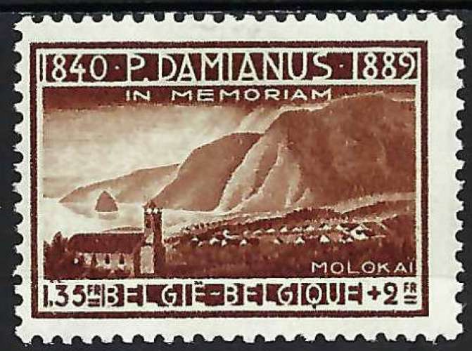 Belgique - 1946 - Y & T n° 729 - MH (traces sur gomme)