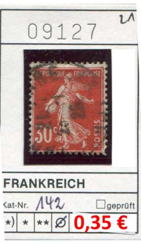 France 1921 - Michel 142 - Yvert 160 - oo oblit.