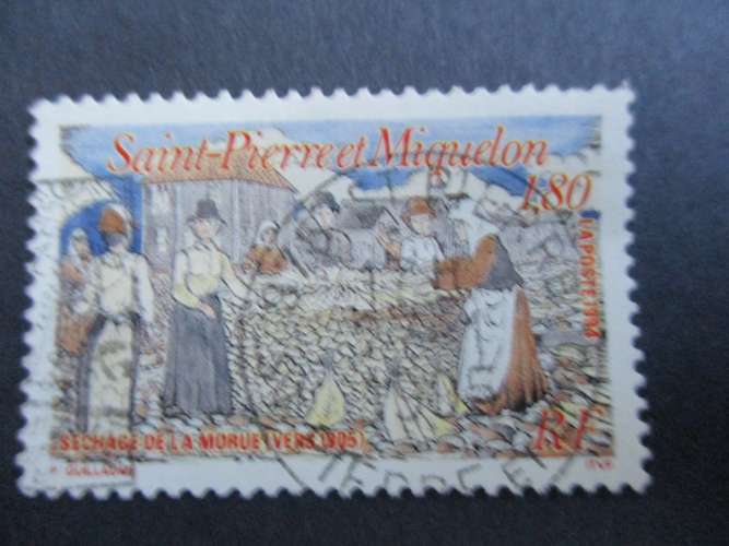 Saint pierre & Miquelon y & t 596 obl 1994