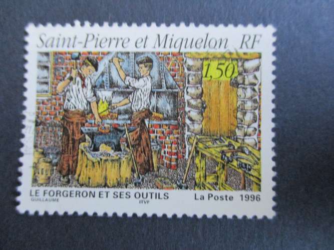 Saint pierre & Miquelon y & t 628 obl 1996