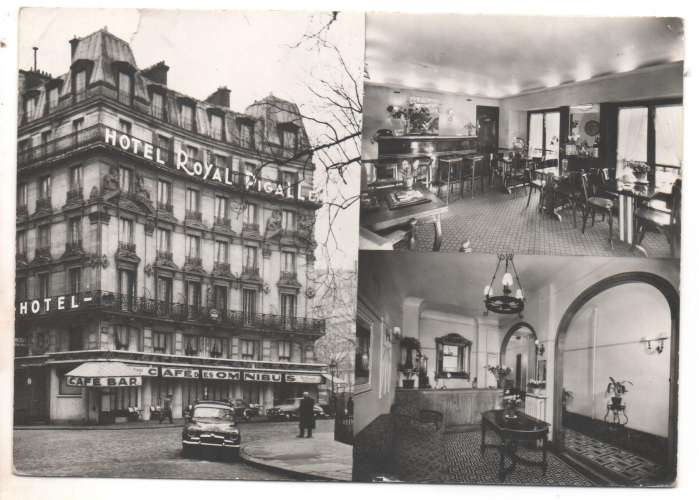 cpsm  75 Paris  Le Royal Pigalle   ( Simca Aronde )