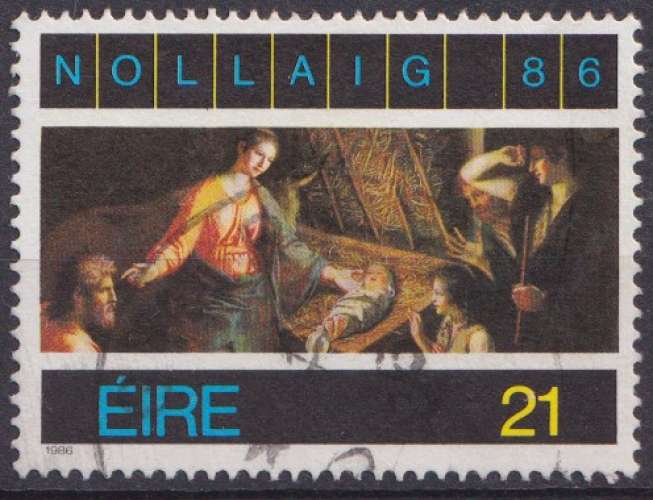 Irlande 1986 Y&T 614 oblitéré - Noël 