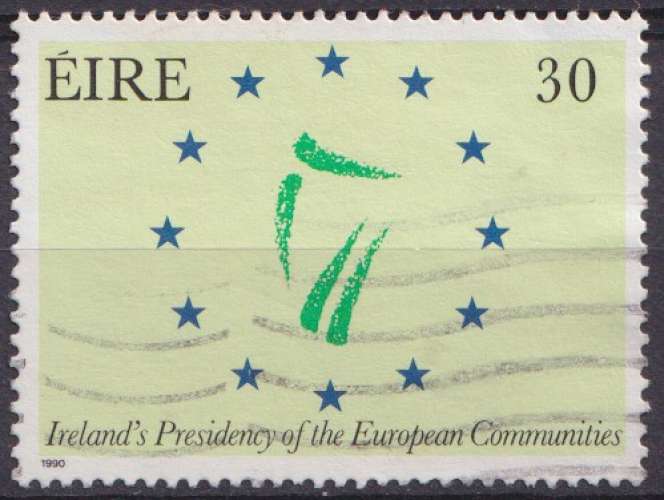 Irlande 1990 Y&T 701 oblitéré - Conseil de l'Europe 